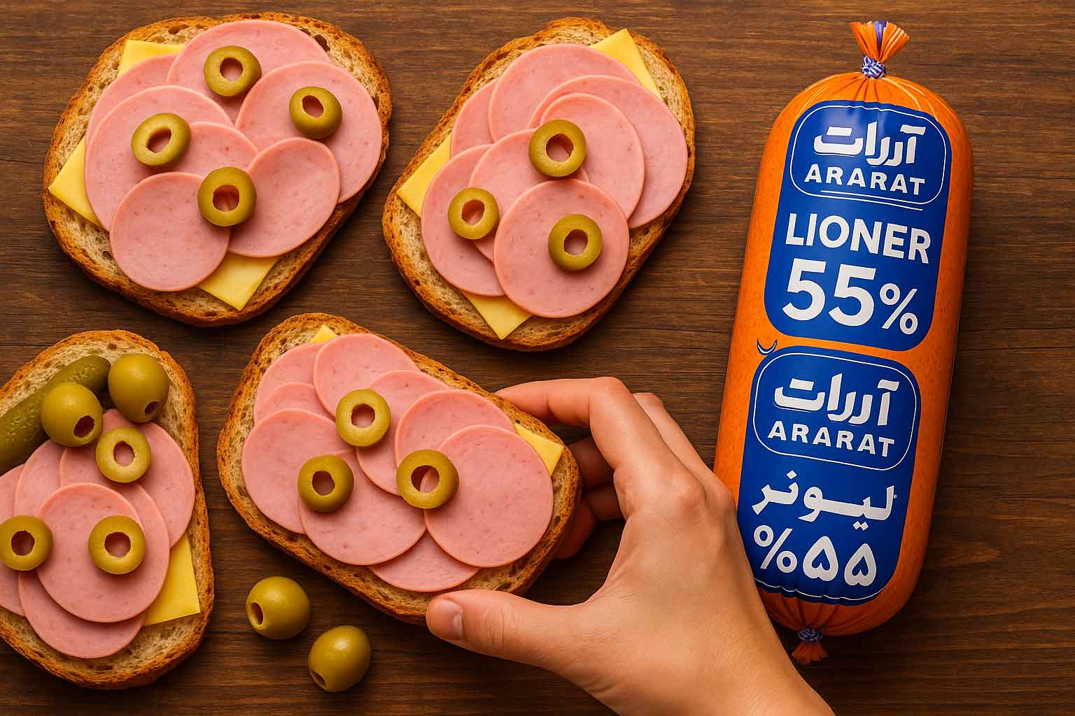 کالباس خشک 55 درصد لیونر